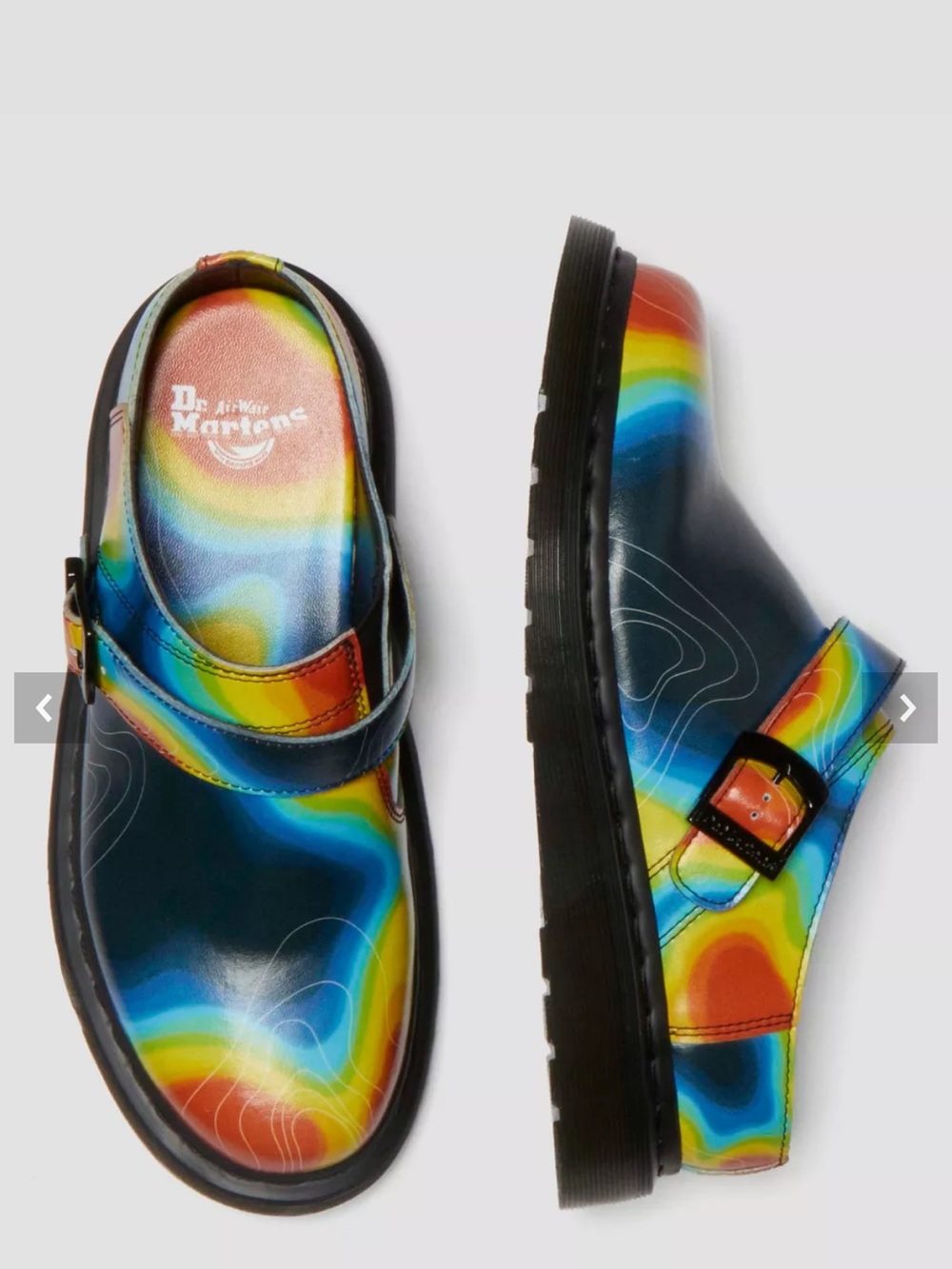 Dr marten LEATHER SLINGBACK MULE